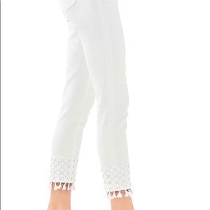 South Ocean Skinny Crop with Lace Detail